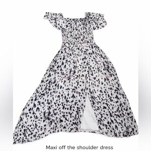 Leopard Print Maxi Dress